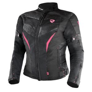 Dámská bunda na motorku Street Racer Rose Air černo-růžová