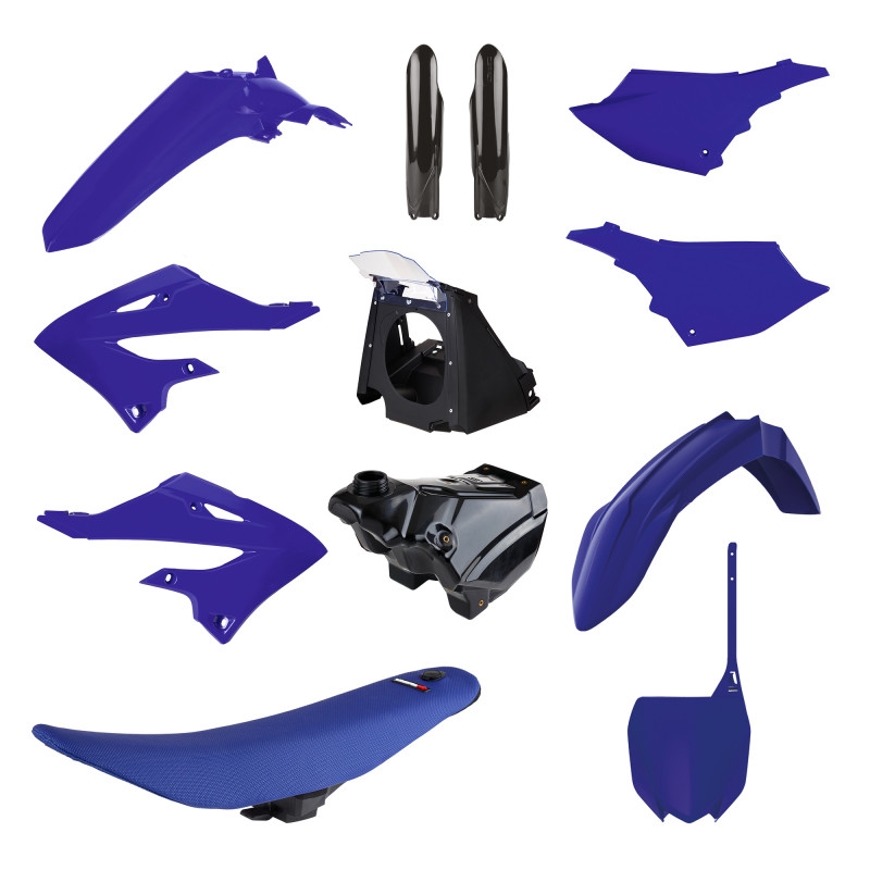 Sada plastů POLISPORT restyling OEM barva pro YAMAHA YZ 125 2002-2021, YAMAHA YZ 250 2002-2021