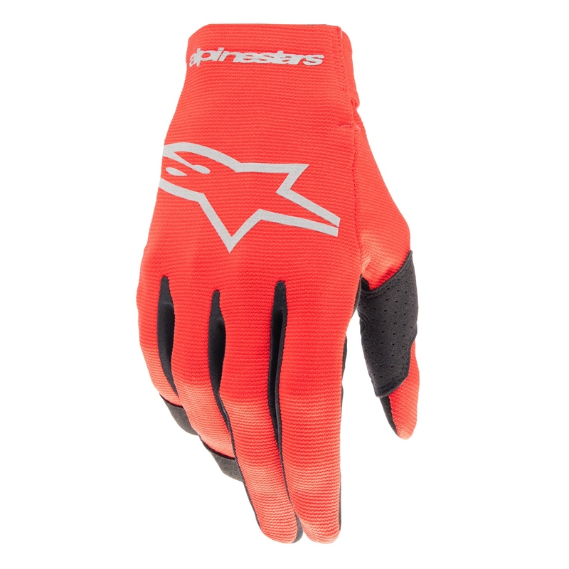 Motokrosové rukavice Alpinestars Radar černo-stříbrné