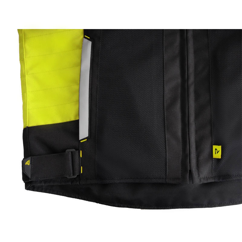 Bunda na motorku Street Racer Evans Air černo-fluo žlutá