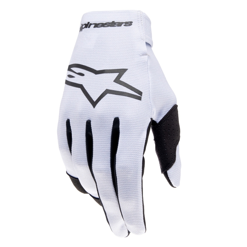 Motokrosové rukavice Alpinestars Radar světle šedo-černé