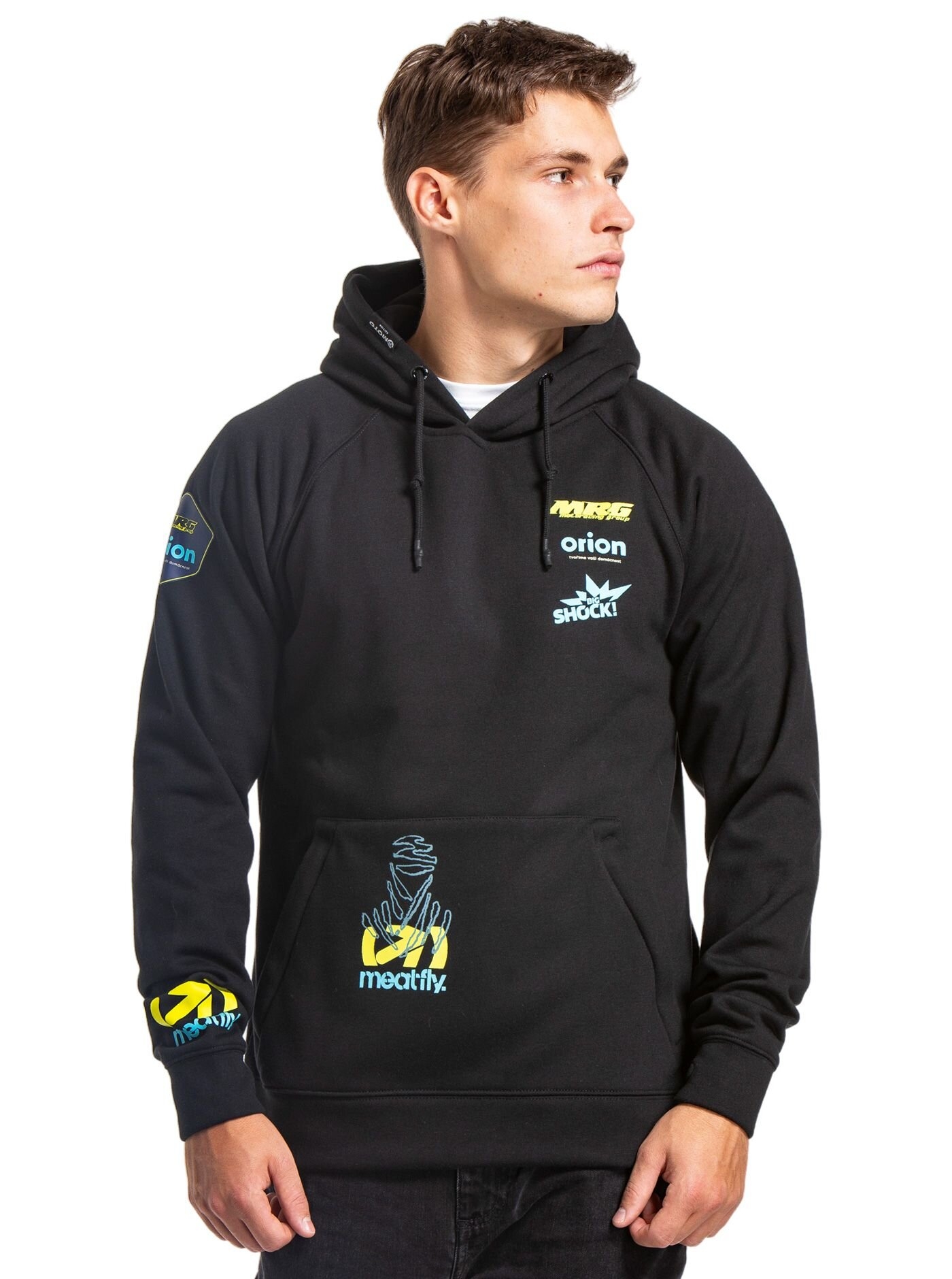 Technická mikina Meatfly Gravel Dakar černá Velikost: M