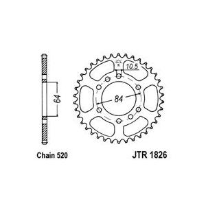 Řetězová rozeta JT JTR 1826-40 40 zubů, 520