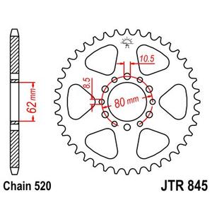Řetězová rozeta JT JTR 845-40 40 zubů, 520