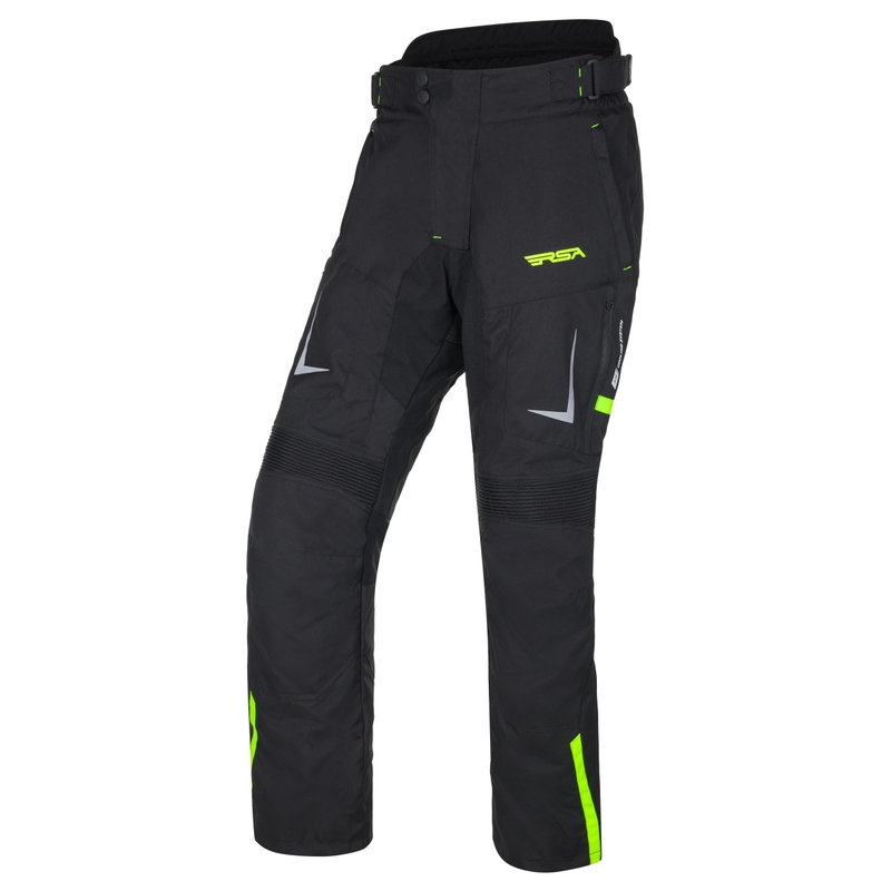 Kalhoty na motorku RSA EXO 2 černo-fluo žluté