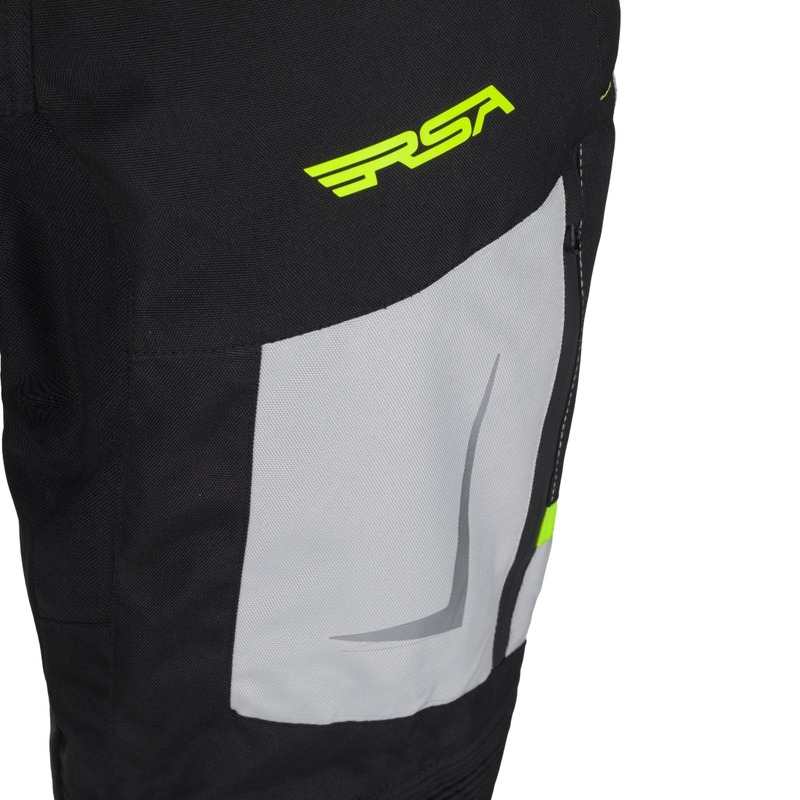 Kalhoty na motorku RSA EXO 2 černo-fluo žluté