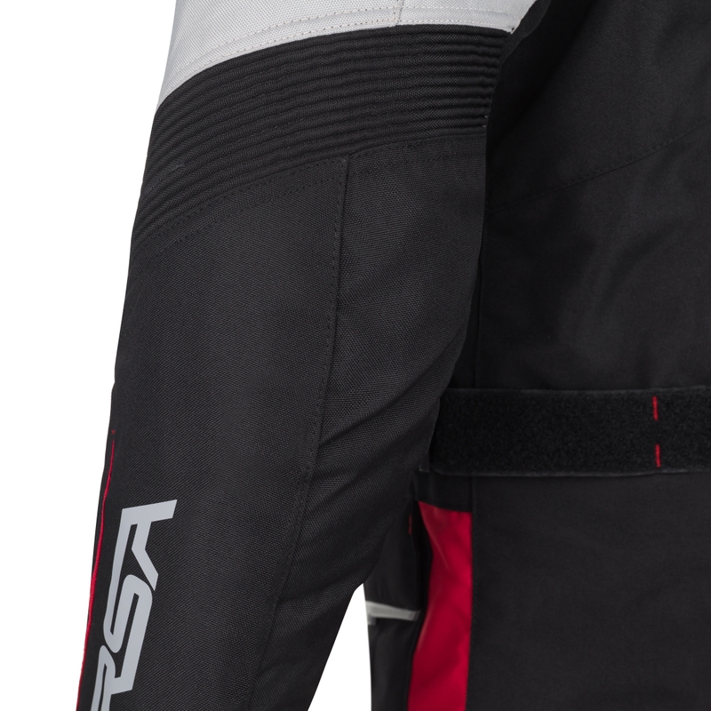 Dámská bunda na motorku RSA EXO 2 černo-šedo-fluo žlutá