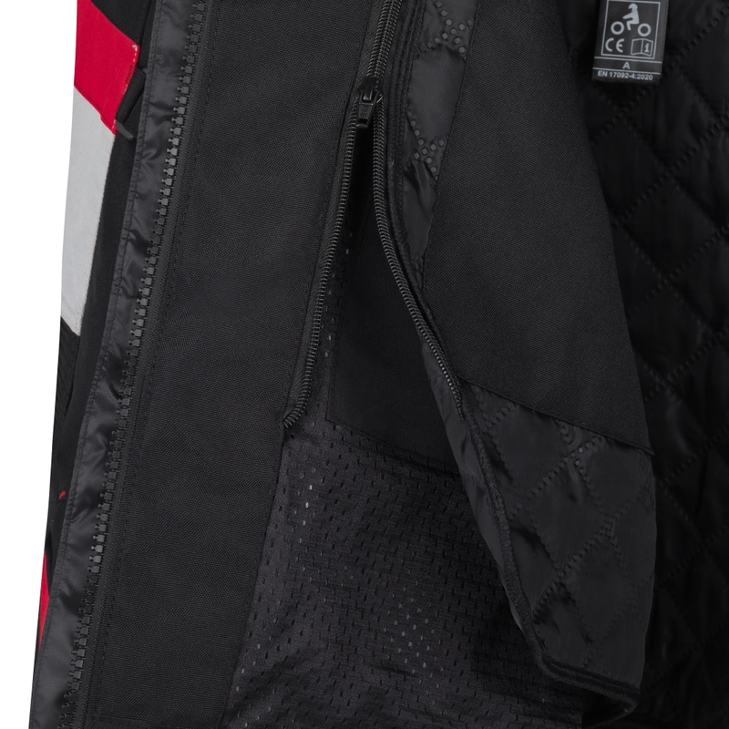 Dámská bunda na motorku RSA EXO 2 černo-šedo-fluo žlutá