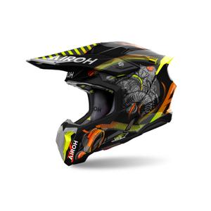 Motokrosová helma Airoh Twist 3 Toxic 2024 matná