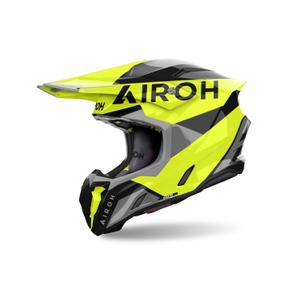 Motokrosová helma Airoh Twist 3 King  2024 lesklá žlutá