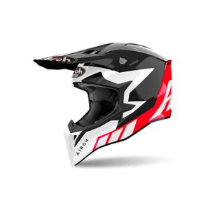 Motokrosová helma Airoh Wraaap Reloaded 2024 lesklá červená