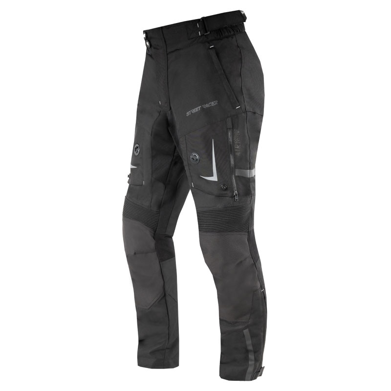 Kalhoty na motorku Street Racer All Season černé