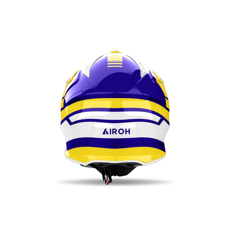 Motokrosová helma Airoh Aviator Ace 2 Sake lesklá žlutá