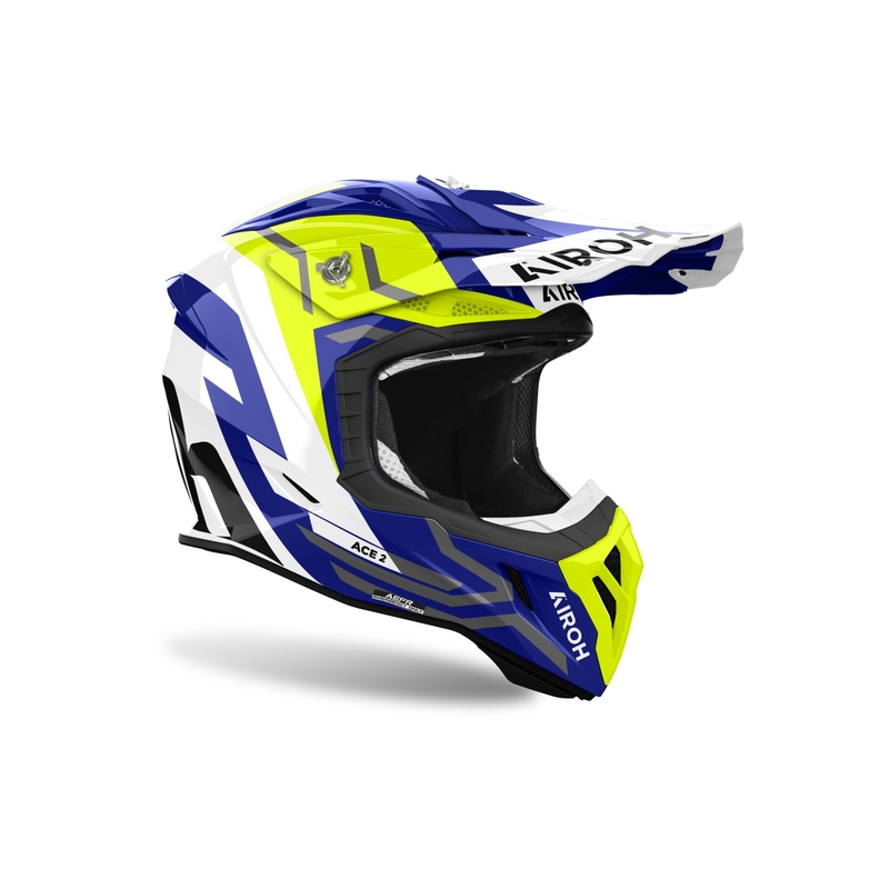 Motokrosová helma Airoh Aviator Ace 2 Ground lesklá žlutá