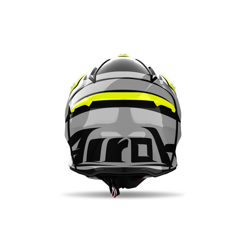 Motokrosová helma Airoh Aviator Ace 2 Engine lesklá žlutá