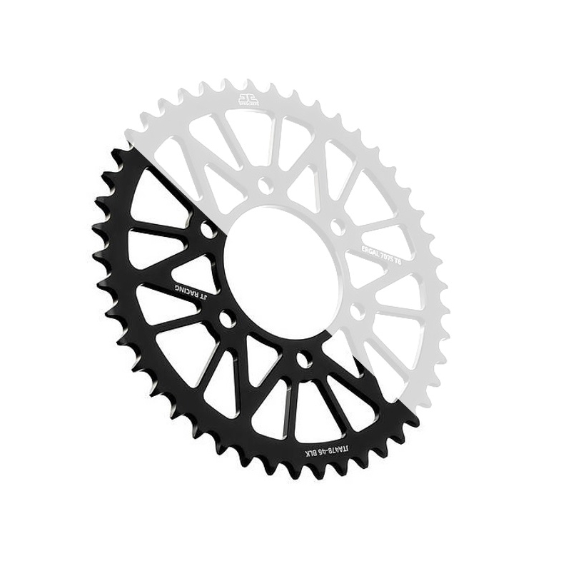 Hliníková řetězová rozeta JT 50 zubů, 420 černá