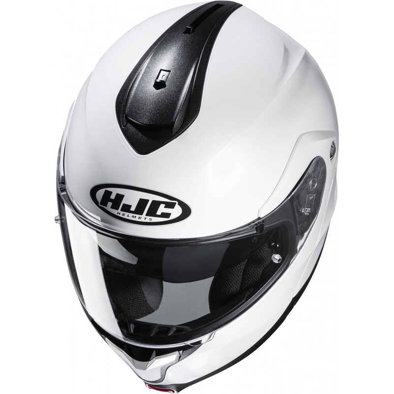 Výklopná helma na motorku HJC přilba C91N Solid perleťově bílá