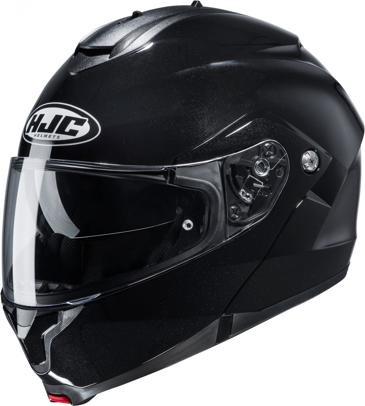 Výklopná helma na motorku HJC C91N Solid metalická černá Velikost: 2XL