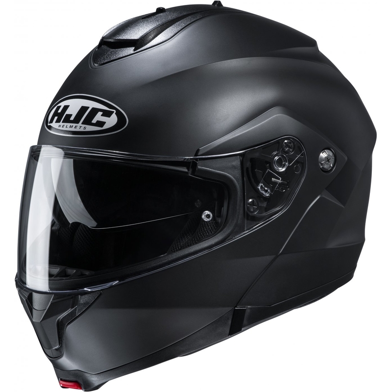 Výklopná helma na motorku HJC C91N Solid semi černá