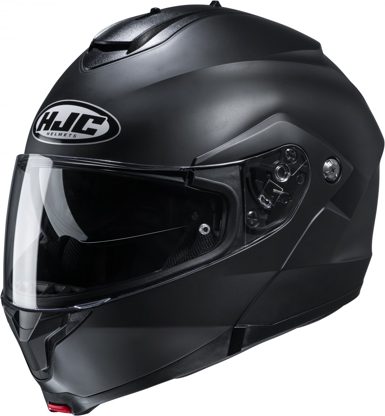 Výklopná helma na motorku HJC C91N Solid semi černá Velikost: XS