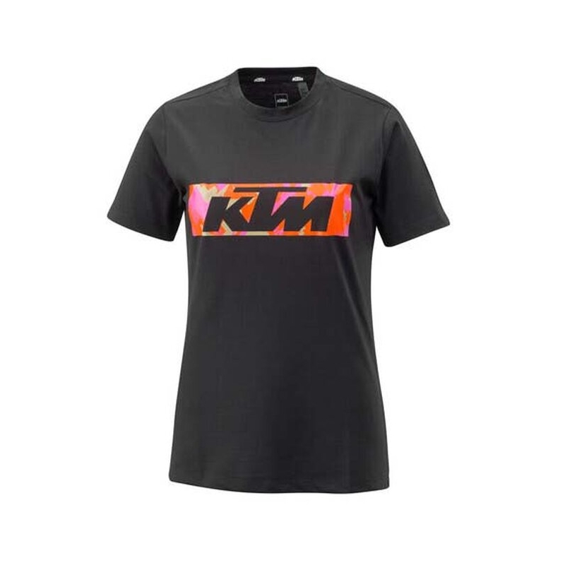 Dámské tričko KTM Camo Tee černé výprodej