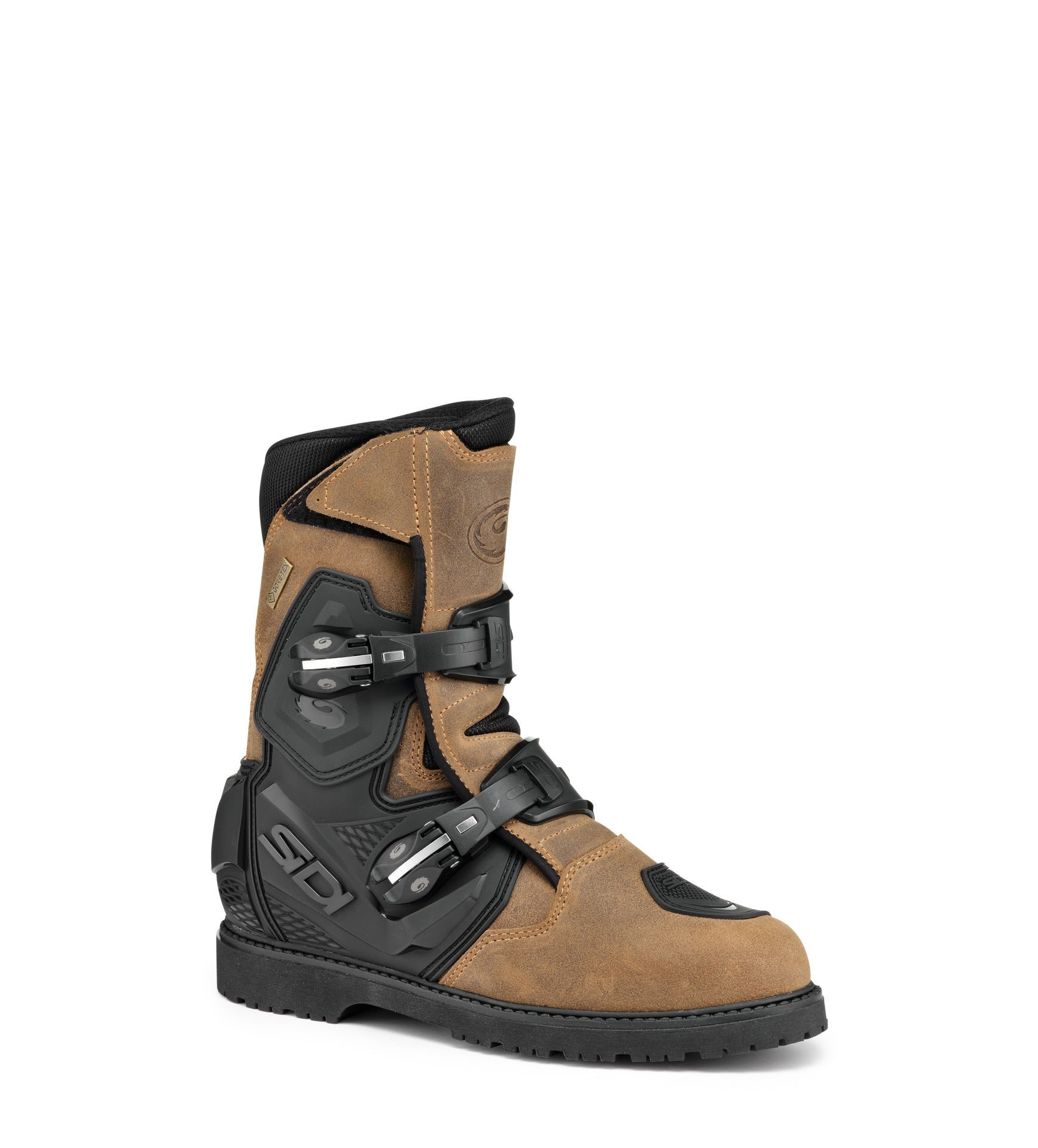 Boty na motorku SIDI ADVENTURE GORE-TEX 2 MID hnědé Velikost: 39