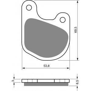 Brzdové destičky GOLDFREN 059 AD