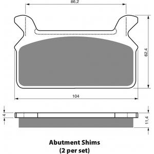 Brzdové destičky GOLDFREN 063 AD