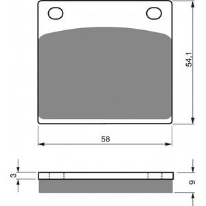Brzdové destičky GOLDFREN 076 AD