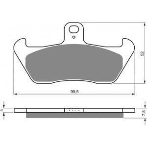 Brzdové destičky GOLDFREN 089 AD