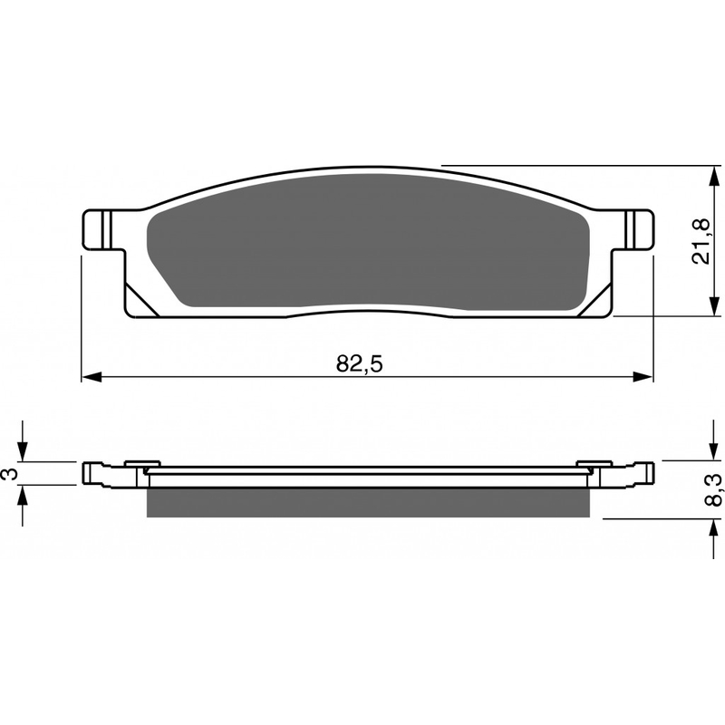 Brzdové destičky GOLDFREN S33 OFF-ROAD FRONT
