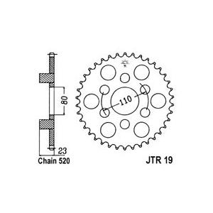 Řetězová rozeta JT JTR 19-38 38 zubů, 520
