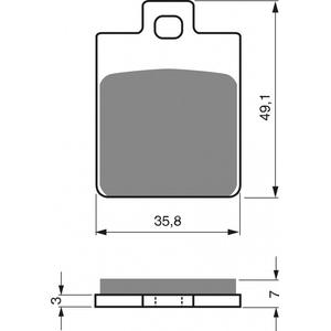 Brzdové destičky GOLDFREN 137 S3