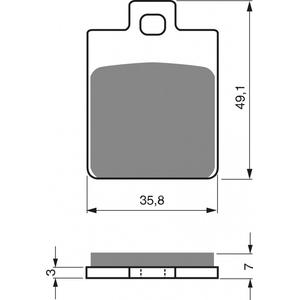 Brzdové destičky GOLDFREN 137 AD