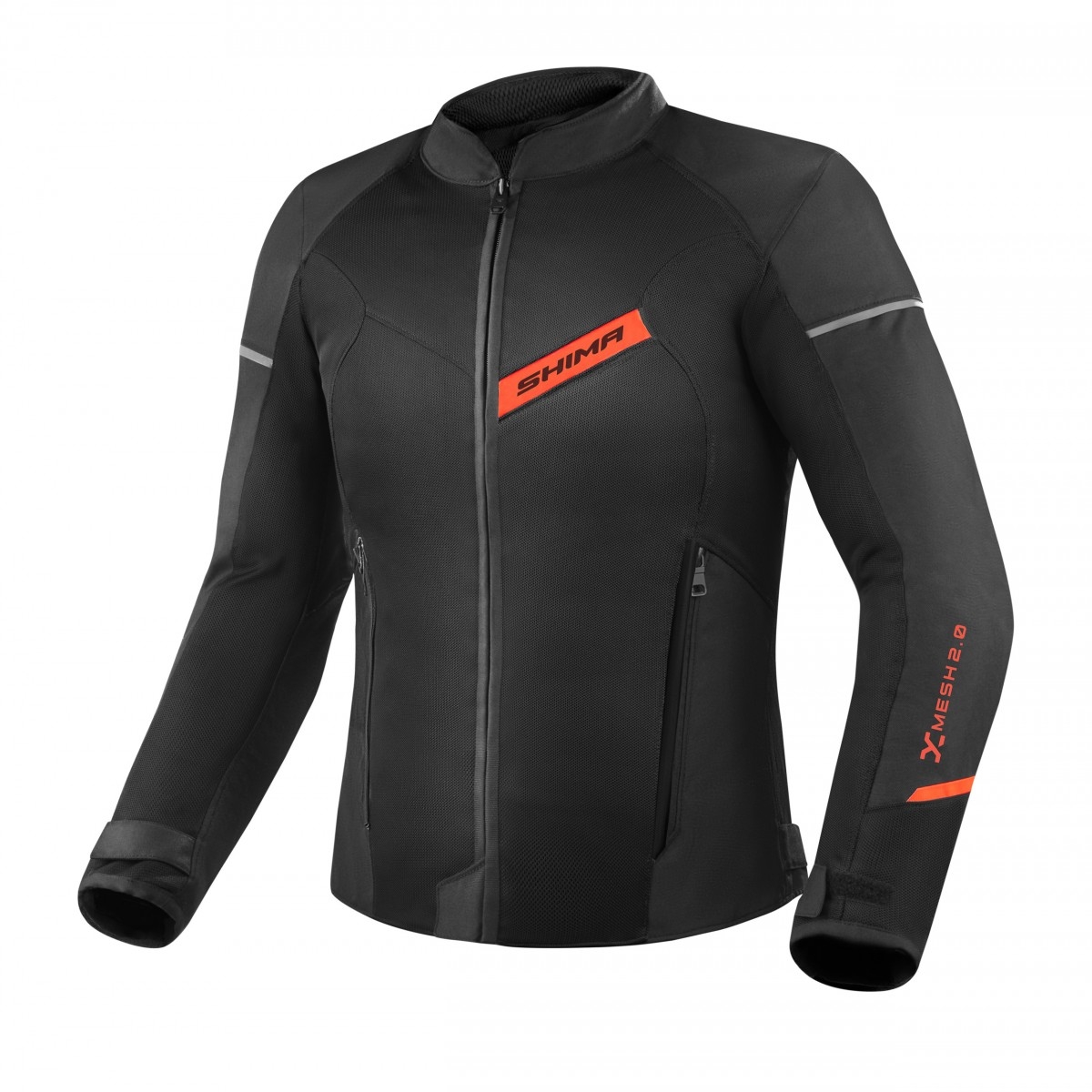 Bunda na motorku Shima X-MESH 2.0 černo-červená Velikost: S