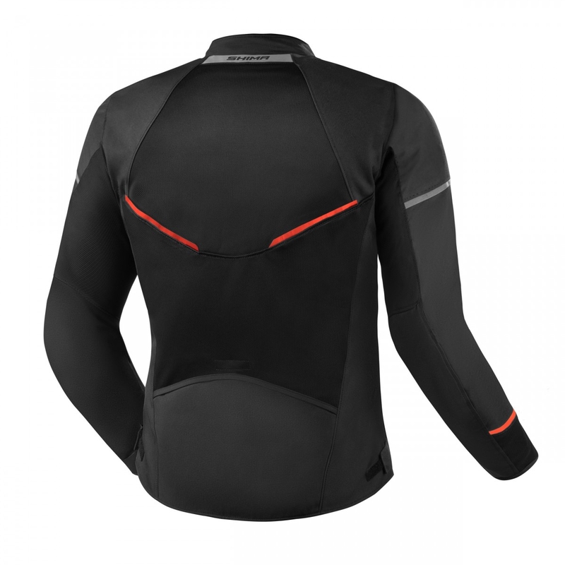 Bunda na motorku Shima X-MESH 2.0 černo-červená