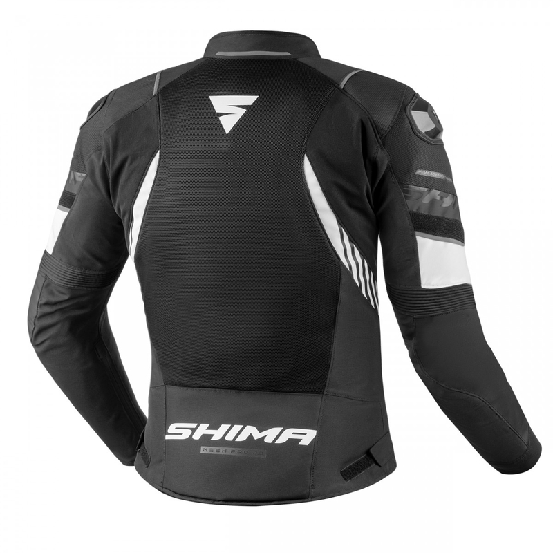 Bunda na motorku Shima MESHPRO 2.0 černo-bílá