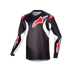Dětský motokrosový dres Alpinestars Racer Lucent 2024 černo-bílo-červený