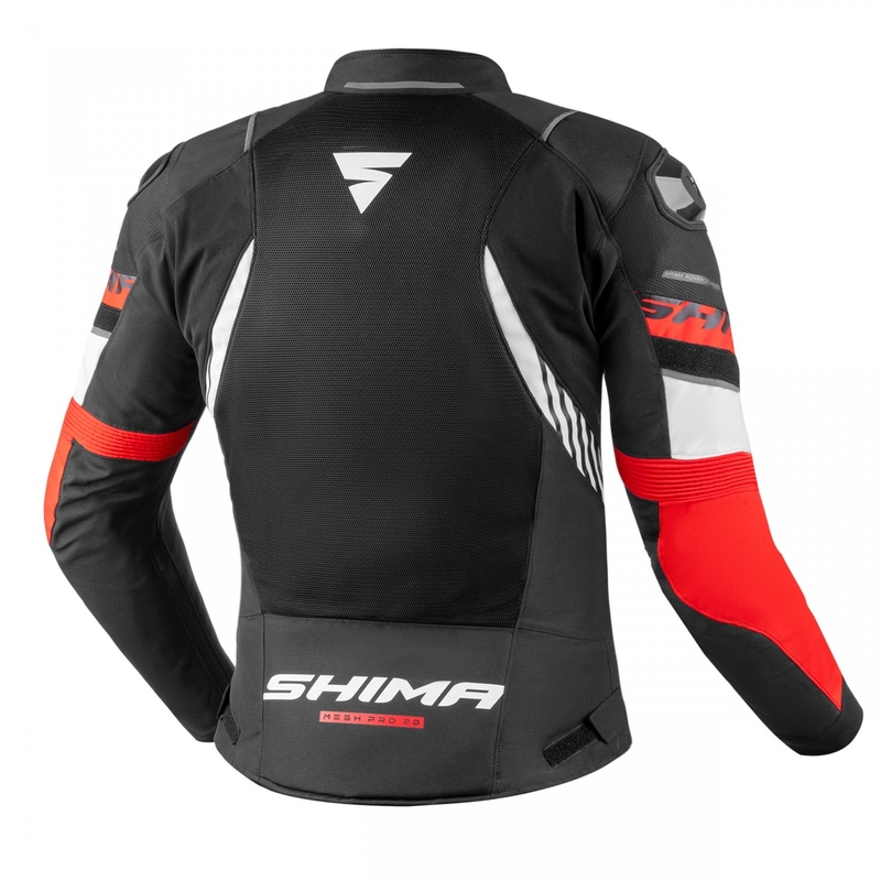 Bunda na motorku Shima MESHPRO 2.0 černo-červená