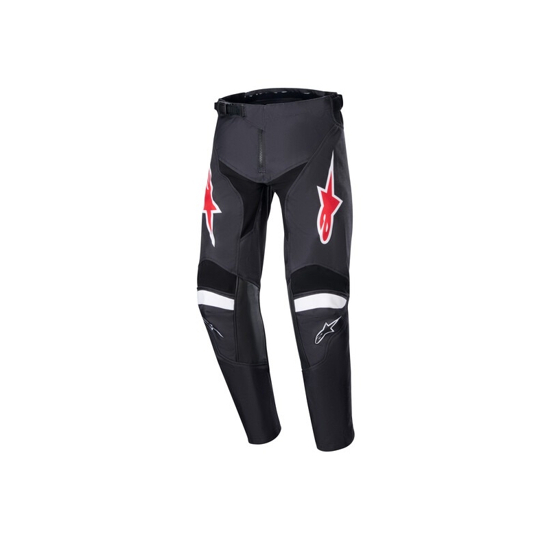 Dětské motokrosové kalhoty Alpinestars Racer Lucent černo-bílo-červené