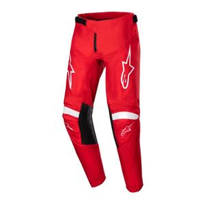 Dětské motokrosové kalhoty Alpinestars Racer Lurv 2024 červeno-bílé