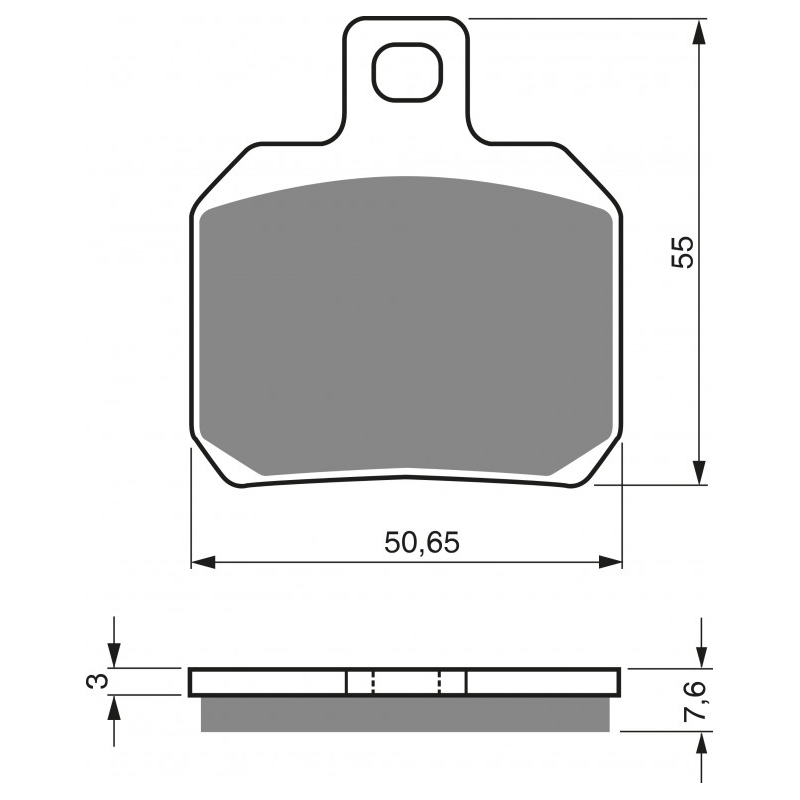 Brzdové destičky GOLDFREN GP6