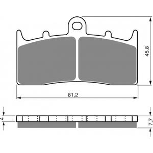 Brzdové destičky GOLDFREN 194 AD