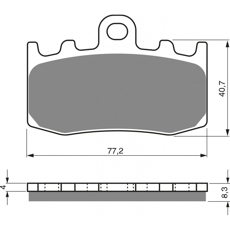 Brzdové destičky GOLDFREN S3