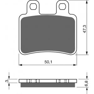 Brzdové destičky GOLDFREN 211 AD
