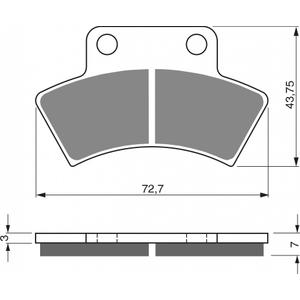 Brzdové destičky GOLDFREN 216 AD
