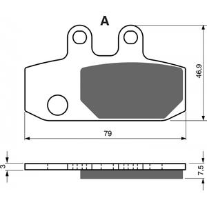 Brzdové destičky GOLDFREN 223 AD