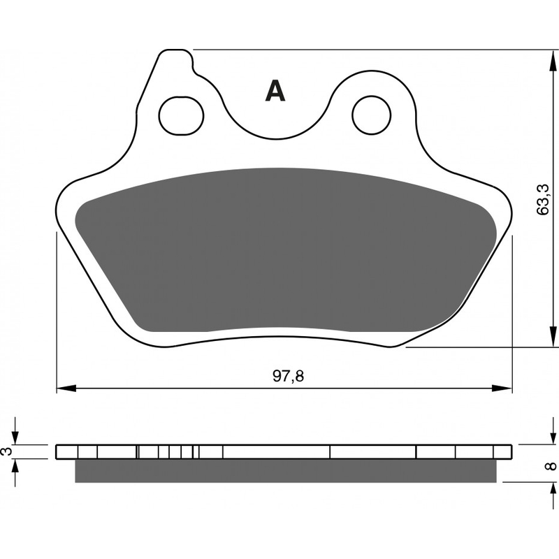Brzdové destičky GOLDFREN AD