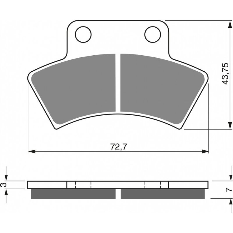 Brzdové destičky GOLDFREN S3