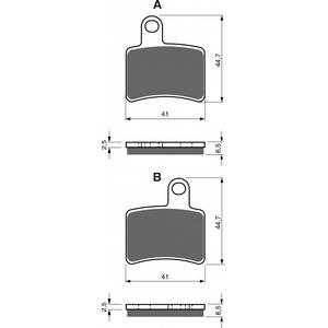 Brzdové destičky GOLDFREN 228 S3